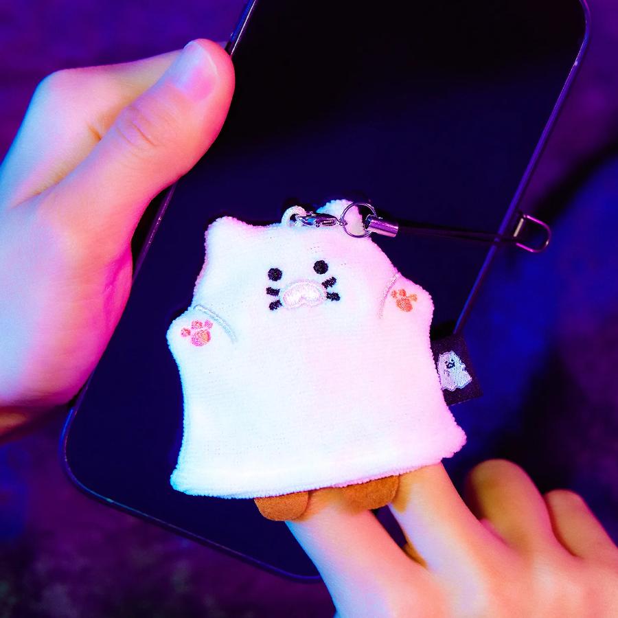 Kakao Friends - Nyangnyang Special Ghost Smartphone Cleaner Strap (Choonsik)