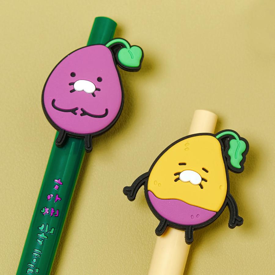 Kakao Friends - Chunguma Chunguma & Peeled Sweet Potato Gel Pen 2-Piece Set
