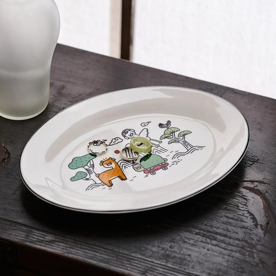 Kakao Friends - Yeonnal Yetchoon Choonsik Oval Plate