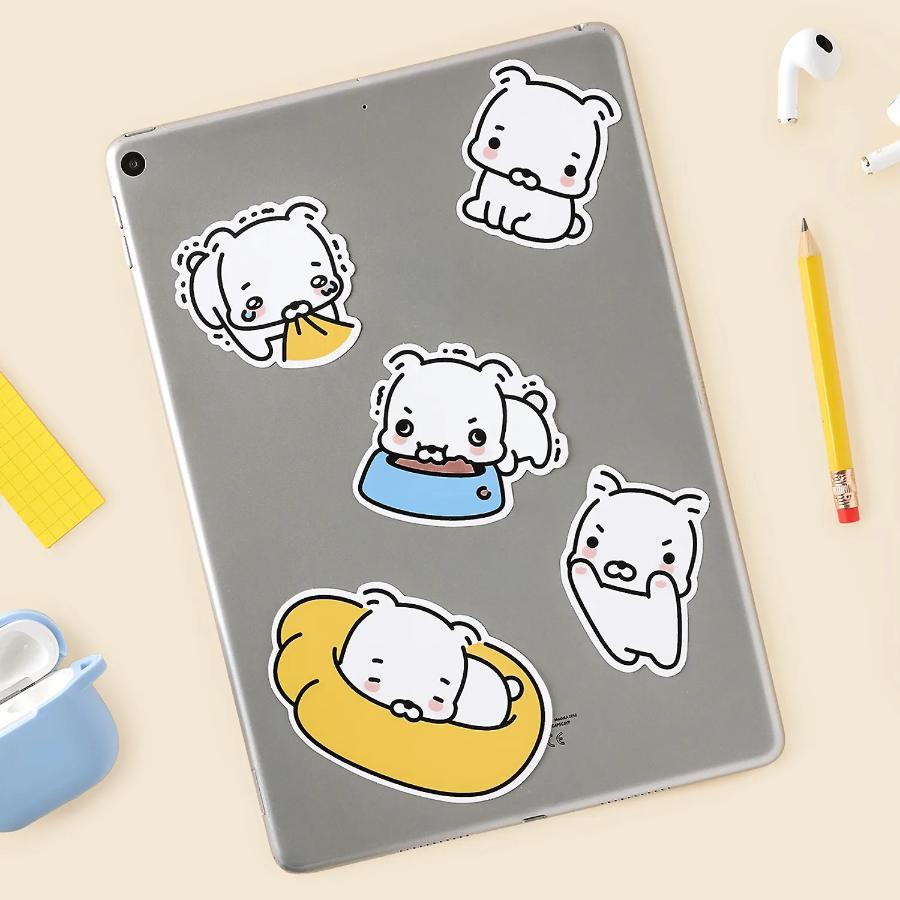 Kakao Friends - Bokshimi Big Point Removable Sticker Pack (Therapy Mode)