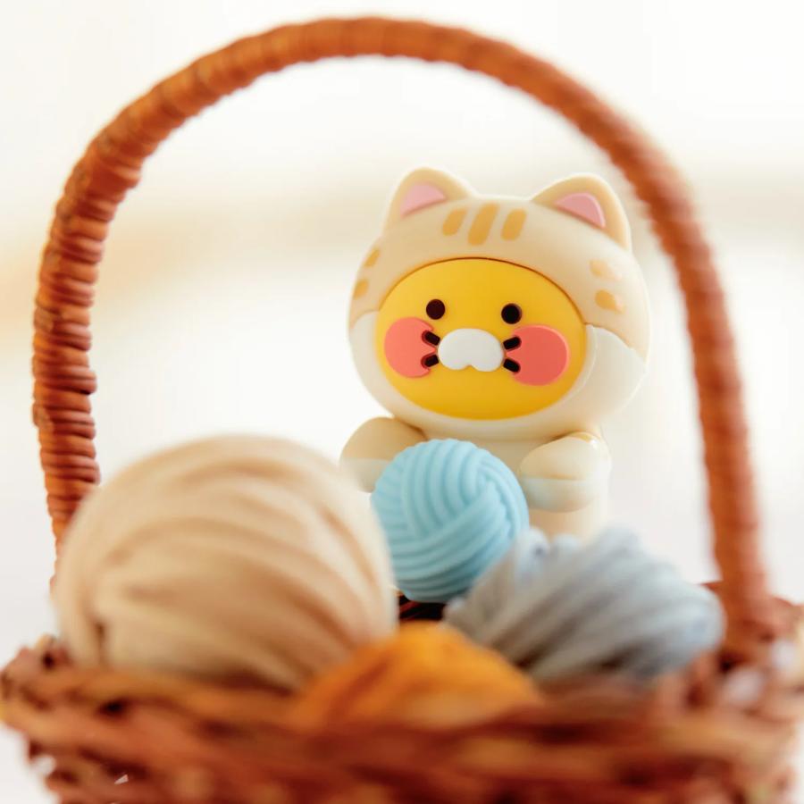 Kakao Friends - Nyangnyang Kitty Yarn Mini Deco Figure (Choonsik)