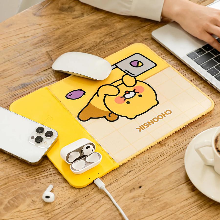 Kakao Friends - Wireless Charging Mouse Pad (Choonsik)