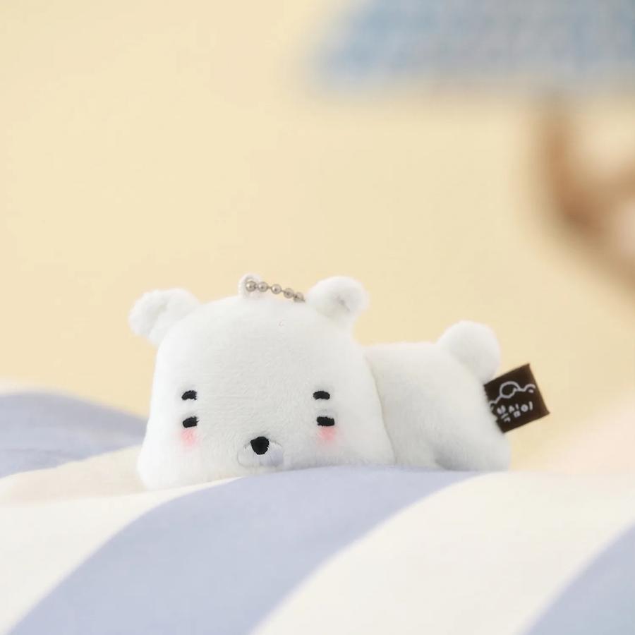 Kakao Friends - Bokshimi Mini Flat Doll Keyring