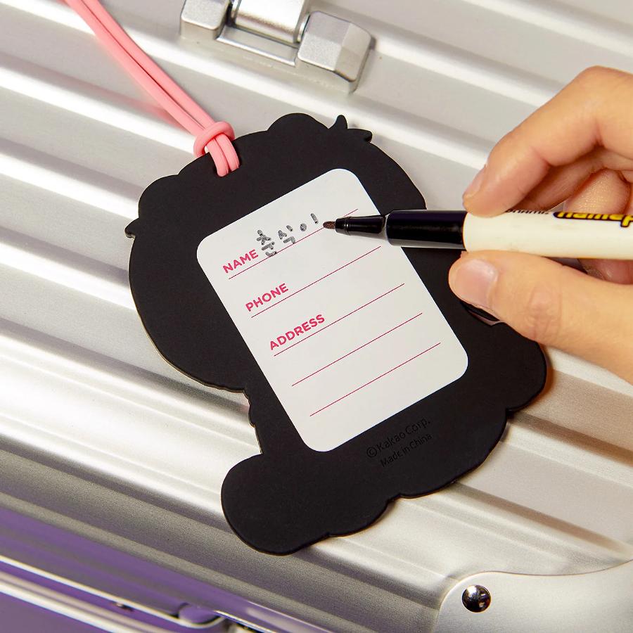 Kakao Friends - Black Choon Luggage Tag (Choonsik)