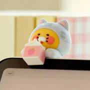 Kakao Friends - Nyangnyang Strawberry Milk Mini Deco Figure (Choonsik)