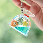 Kakao Friends - Choonsik Mini Aquarium Figure Keyring