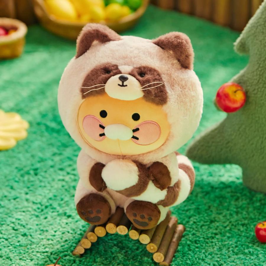 Kakao Friends - FRIENDZOO Racoon Plush Doll (Choonsik)