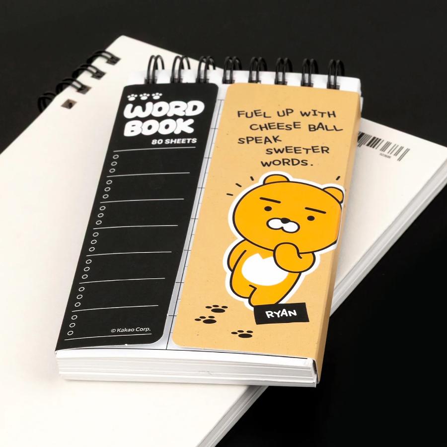 Kakao Friends - Monotone Cover Spring Vocabulary Book (Ryan)