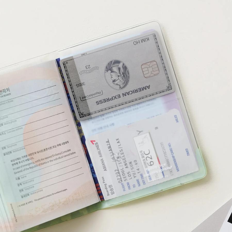 Kakao Friends - Four-leaf Clover Little Apeach Passport Case