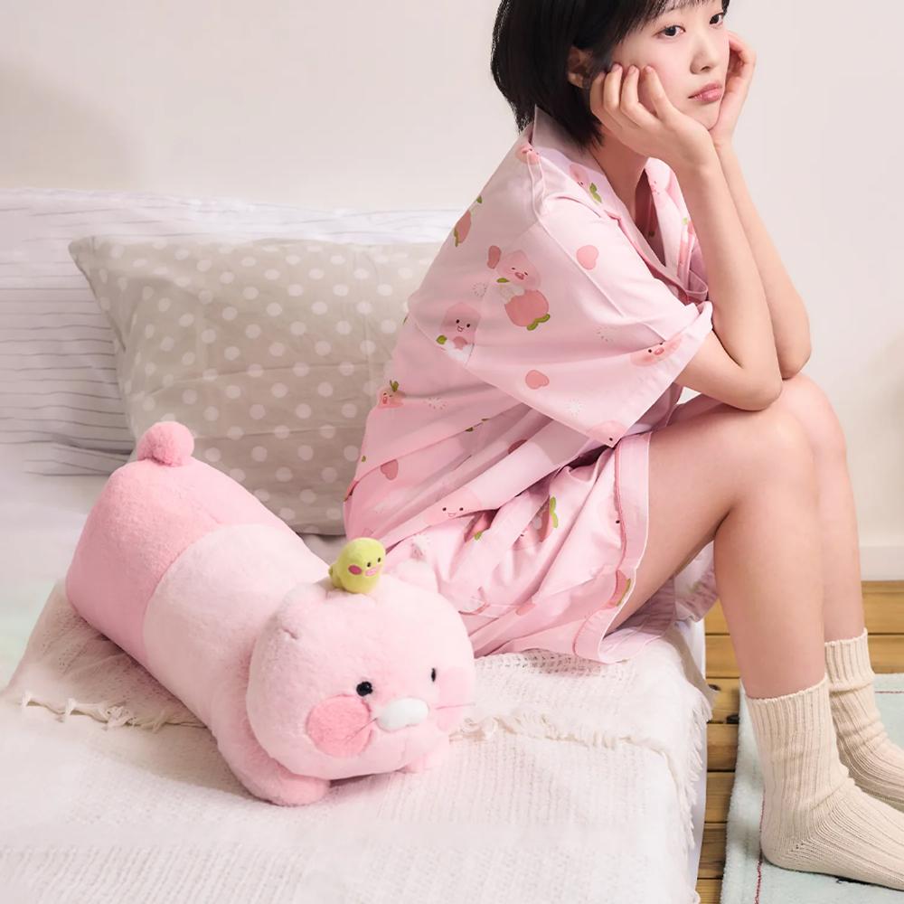 Kakao Friends - Peach Fresh Pink Pillow (Choonsik)