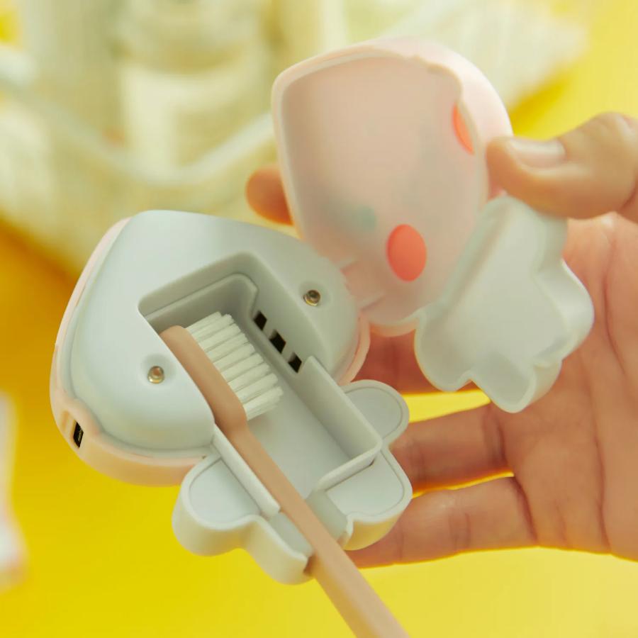 Kakao Friends - Little Apeach Blushing Cheeks Toothbrush Sterilizer