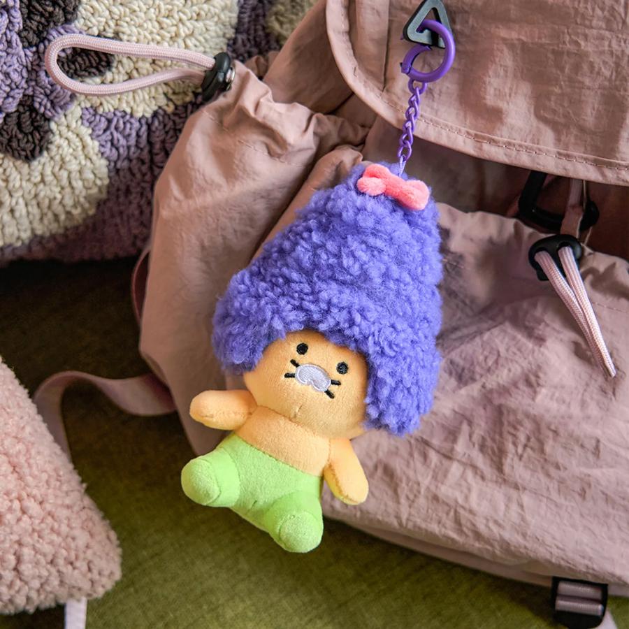 Kakao Friends - Purple Roll Choon Doll Keyring
