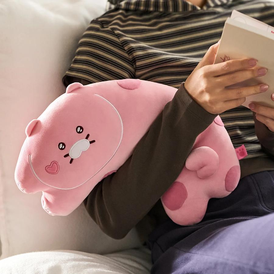 Kakao Friends - Black Choon Sweet Dreams Pink Pillow (Choonsik)