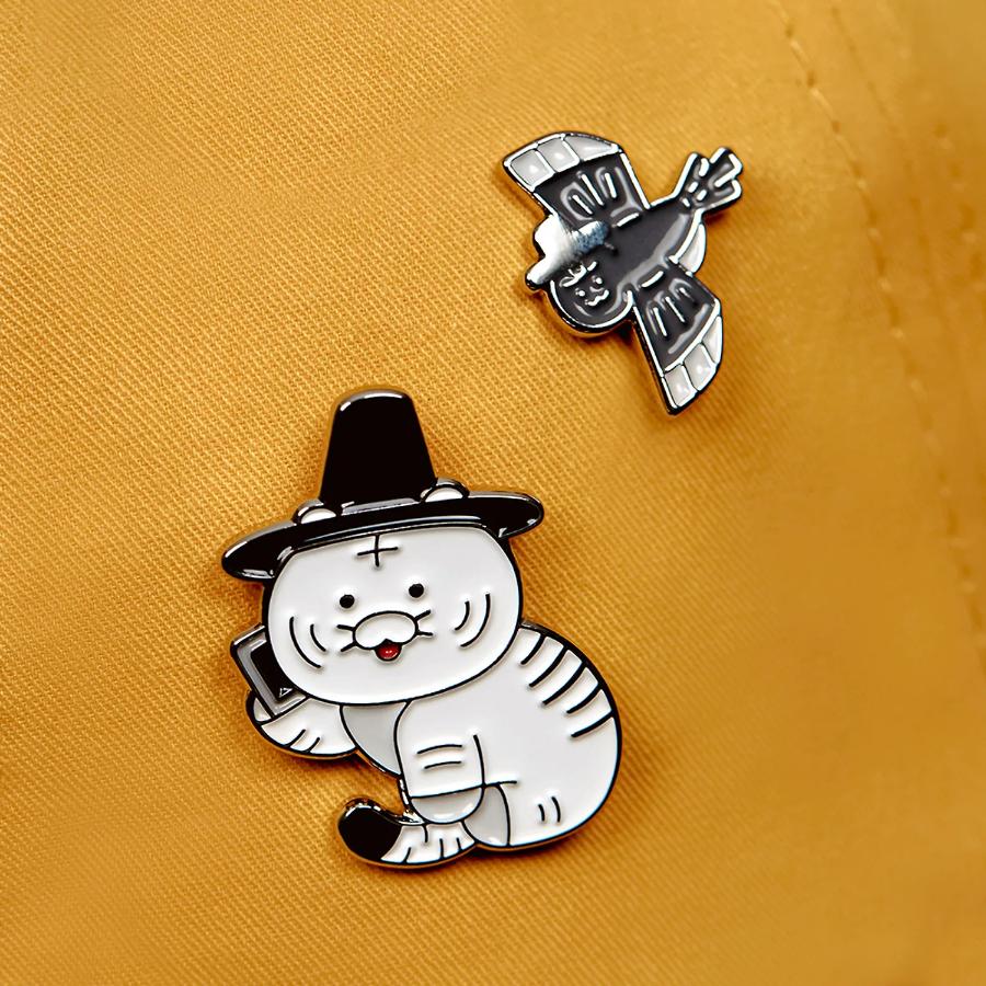 MU:DS x Kakao Friends - Hojakdo Badge 2-P Set (Choonsik & Jordy)