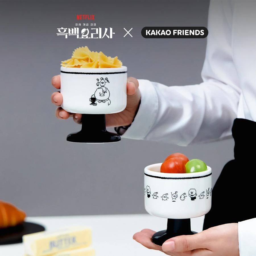 Black and White Chef x Kakao Friends - Choonsik Goblets 2-Piece Set