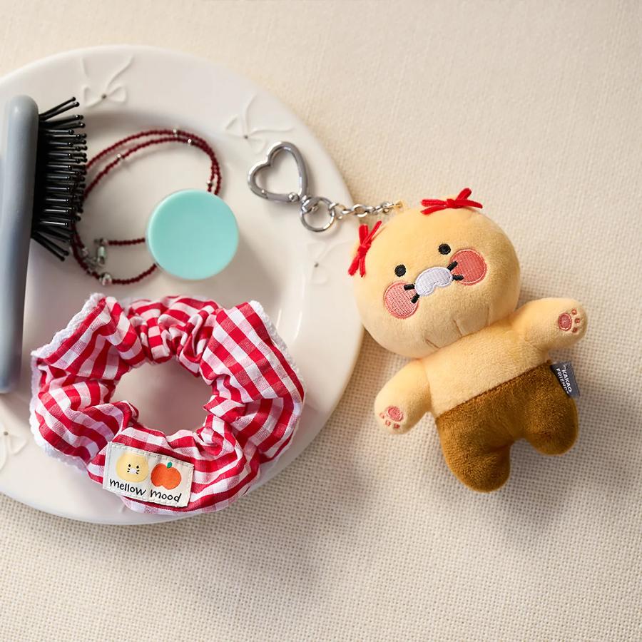 Kakao Friends - Choonsik Scrunchie Check Keyring