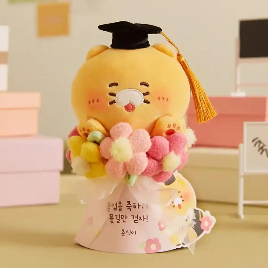 Kakao Friends - Choonsik Congratulations Graduation Flower Plush Doll - Kakao Friends - Plush Doll - Harumio