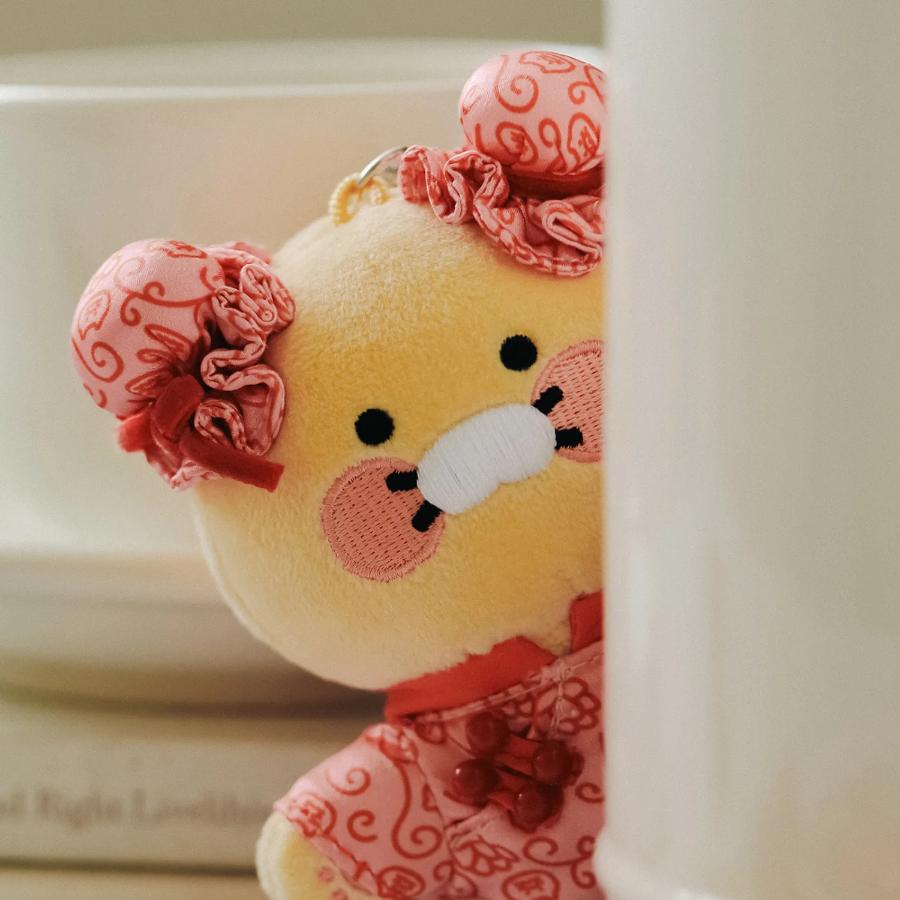 Kakao Friends - World Tour Chinese Cheongsam Doll Keyring (Choonsik)