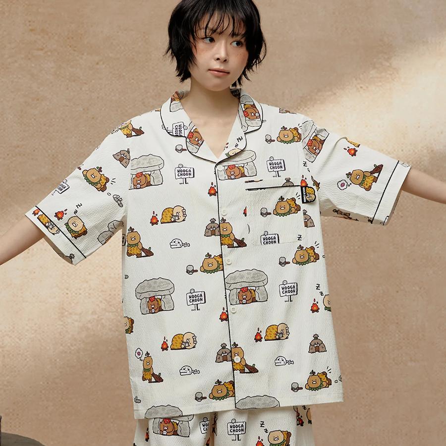 Kakao Friends - WOOGA CHOON Men Seersucker Pajamas (Choonsik)