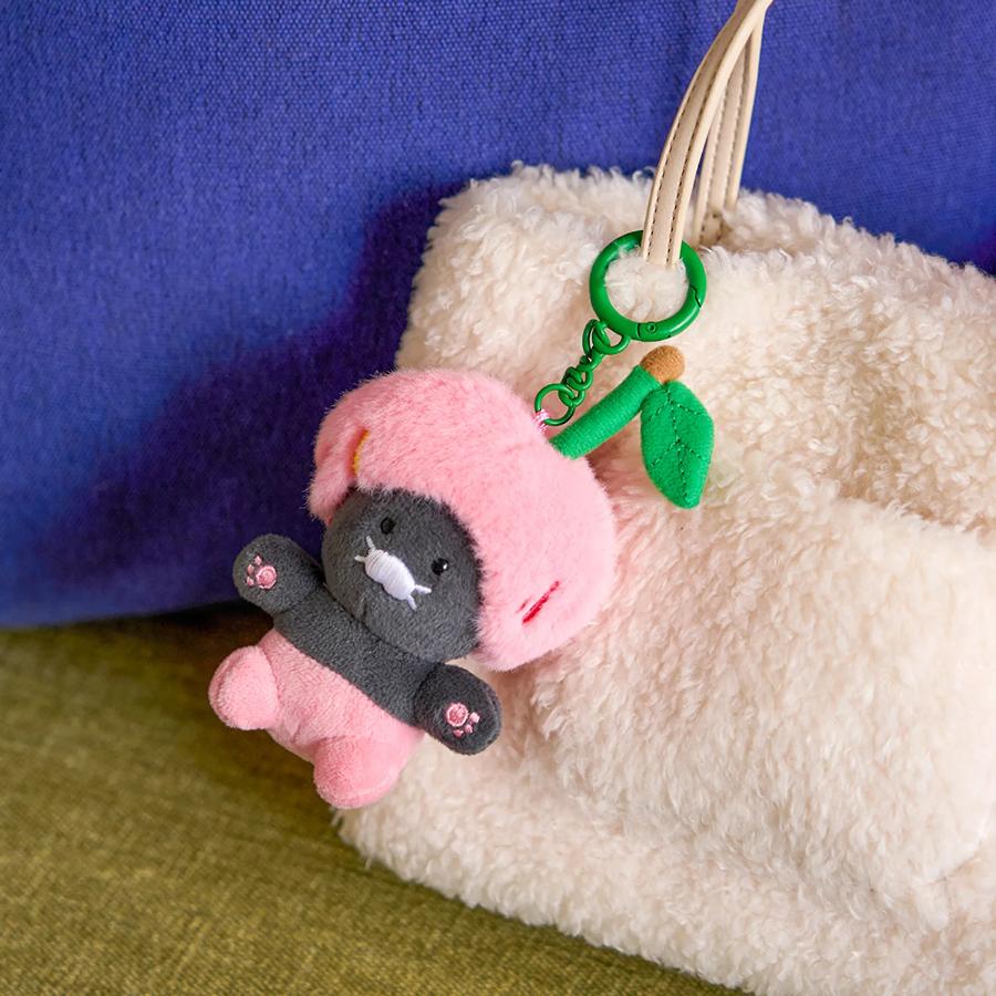 Kakao Friends - Pink Cherry Choon Doll Keyring