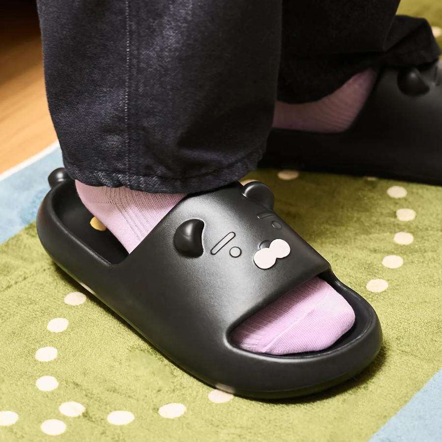 Kakao Friends - Black Choon Men Slippers (Ryan)
