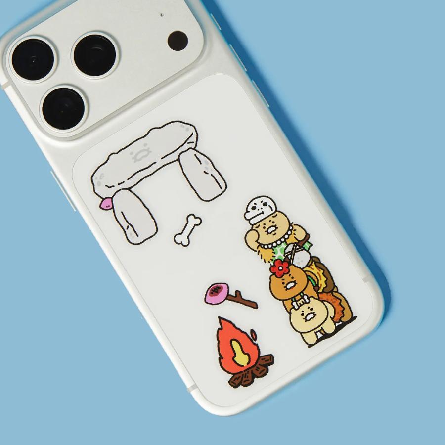 Kakao Friends - WOOGA CHOON Transparent Sticker (Friends)