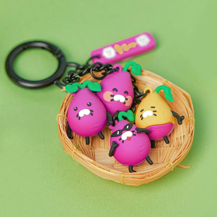 Kakao Friends - Choonguma Family Figure Keyring