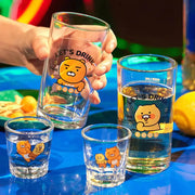 Kakao Friends - Ryan & Choonsik Soju & Beer Glass 4P-Set - Kakao Friends - Glass Cup - Harumio