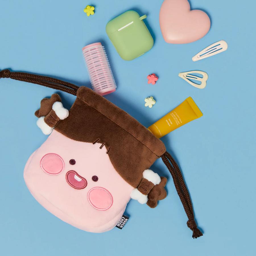 Kakao Friends - WOOGA CHOON Face Pouch (Apeach)