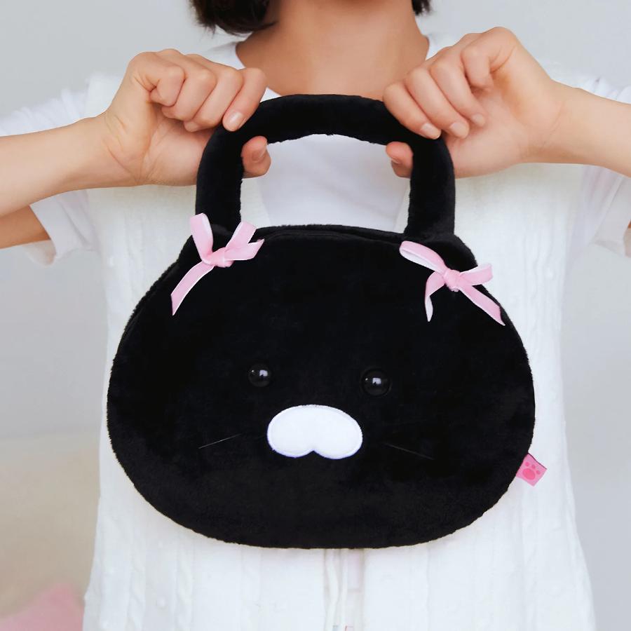 Kakao Friends - Black Choon Pouch Knee Blanket (Choonsik)