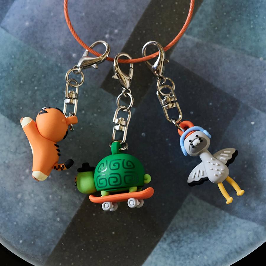 Kakao Friends - Yeonnal Yetchoon Figure Charm 3-Piece Set