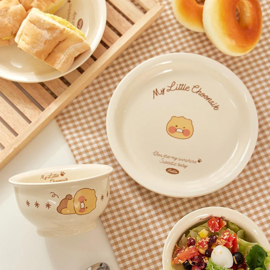 Kakao Friends - Hello Little Choonsik Bowl & Plate Set