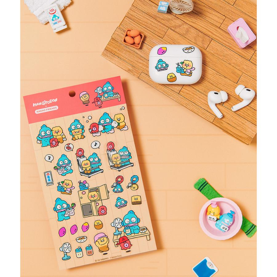 HANGYODON X Kakao Friends - Choonsik Transparent Sticker (Red)
