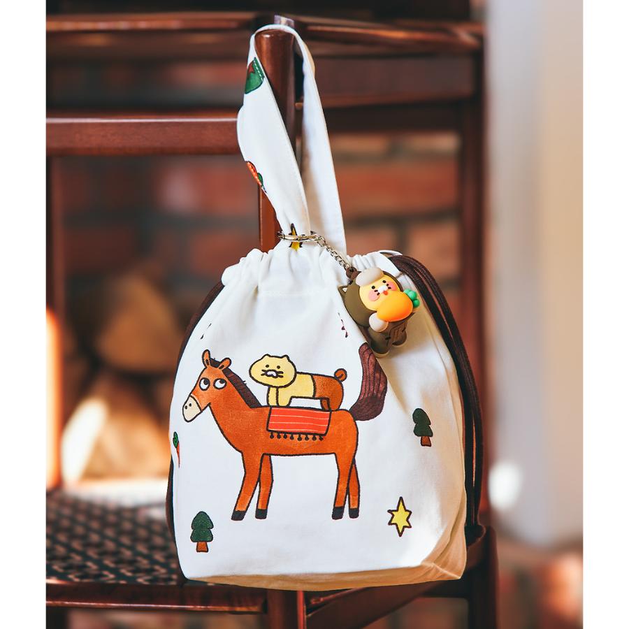 Kakao Friends - Lucky Pony Day Handle Pouch Bag (Choonsik)