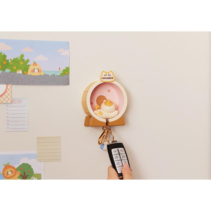 Kakao Friends - Nyangnyang Key Case & Keyring Set (Choonsik)