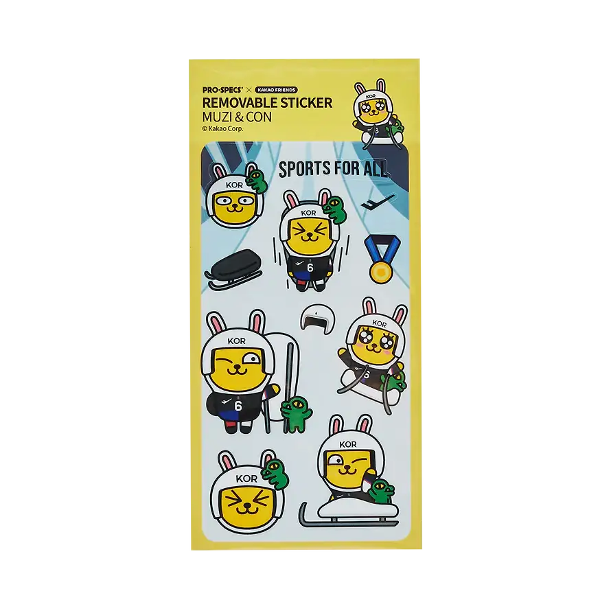 PRO-SPECS x Kakao Friends - Muzi & Con Removable Sticker - Kakao Friends - Sticker - Harumio
