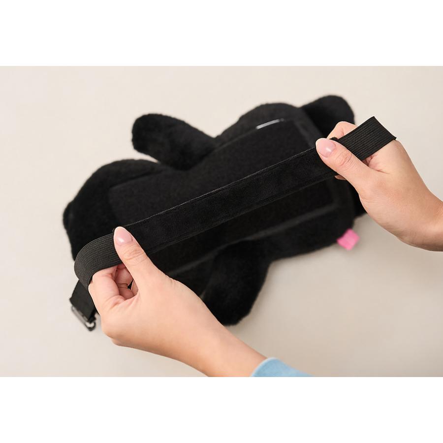 Kakao Friends - Black Choon Adjustable Car Neck Cushion (Choonsik)