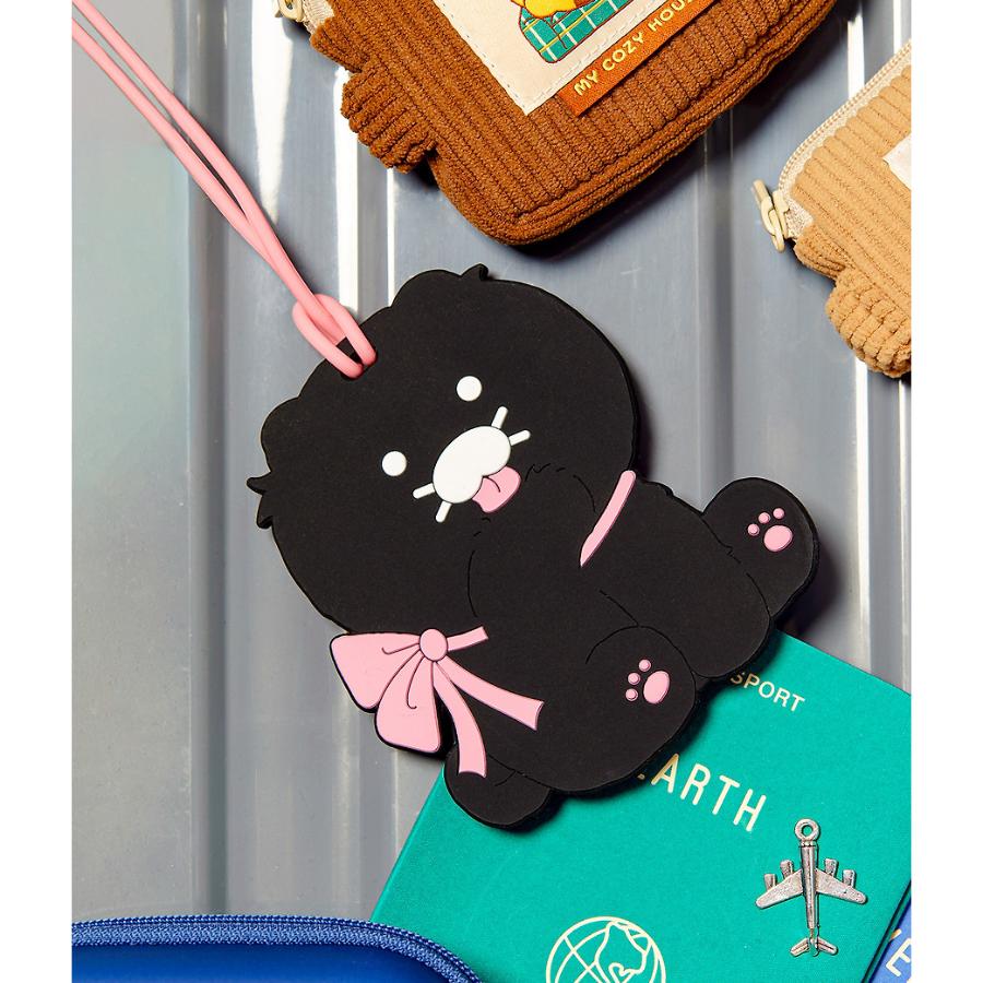 Kakao Friends - Black Choon Luggage Tag (Choonsik)