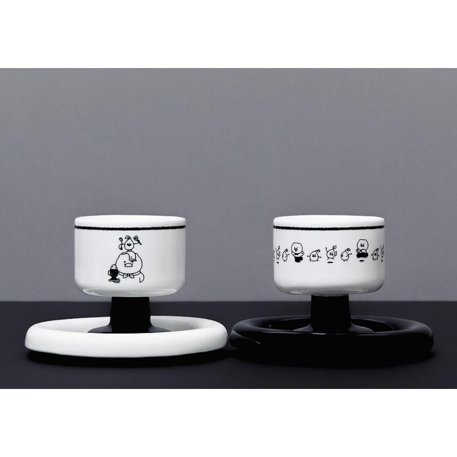 Black and White Chef x Kakao Friends - Choonsik Goblets 2-Piece Set