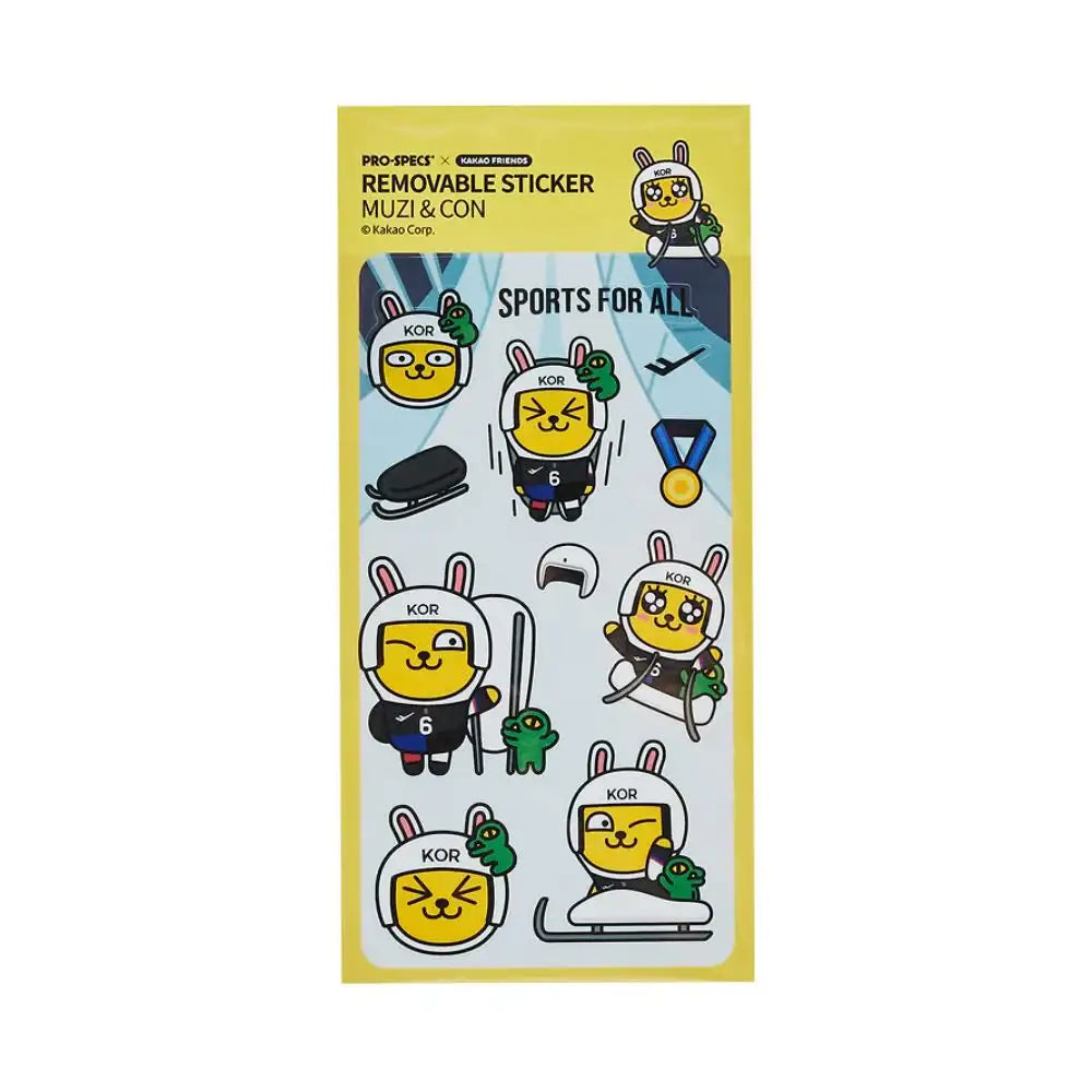 PRO-SPECS x Kakao Friends - Muzi & Con Removable Sticker - Kakao Friends - Sticker - Harumio