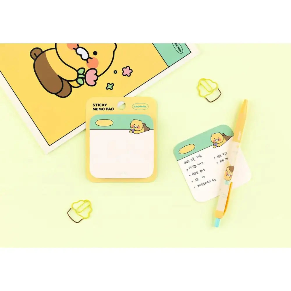 Kakao Friends - Choonsik Sticky Memopad - Kakao Friends - Home & Living, Accessories - Harumio