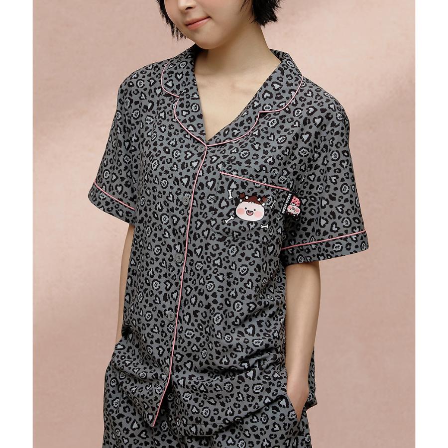 Kakao Friends - WOOGA CHOON Women Leopard Pajamas (Apeach)