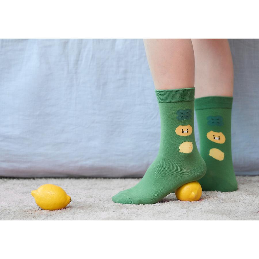 Kakao Friends - Lucky Day Green Socks (Choonsik)
