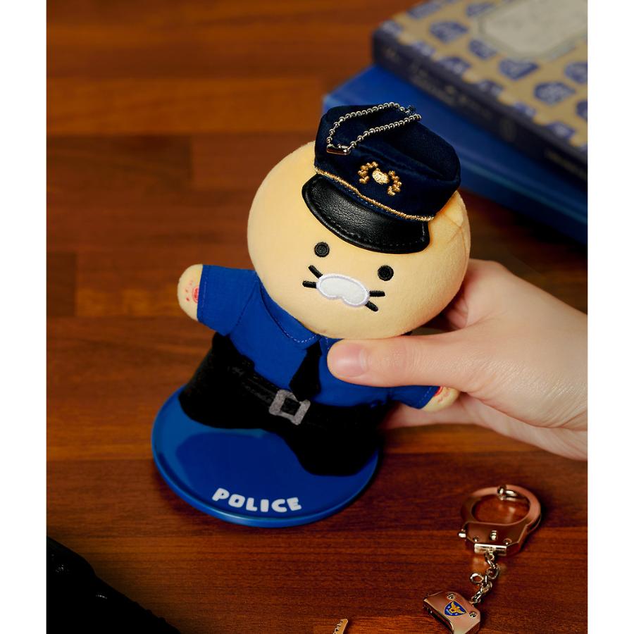 Kakao Friends - PROCHOON Police Standing Doll Keychain (Choonsik)