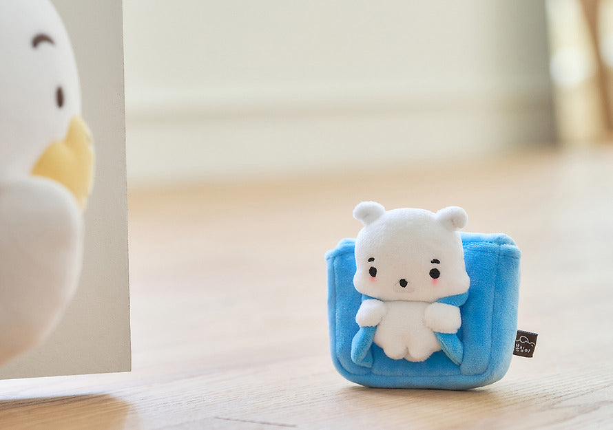 Kakao Friends - Boksim Backpack Pocket Wallet Doll Keyring