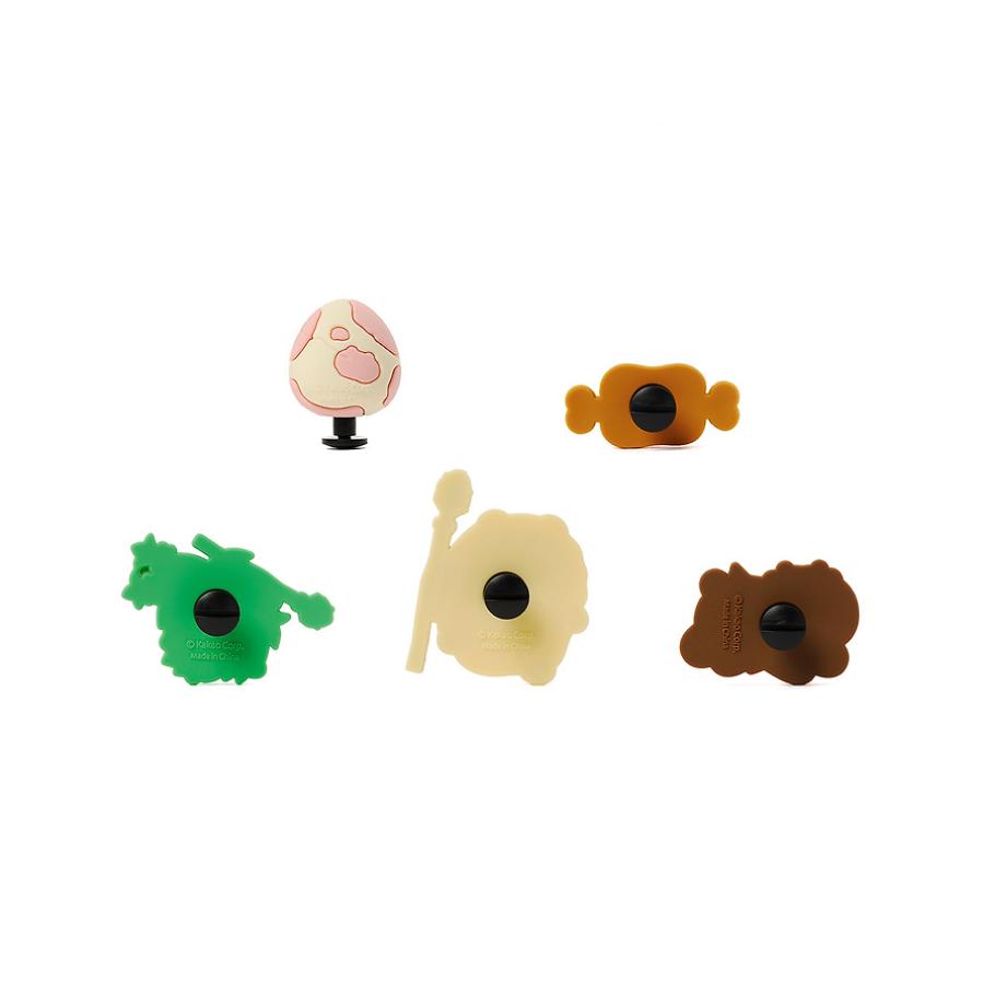 Kakao Friends - WOOGA CHOON Silicon Charm Set (Friends)