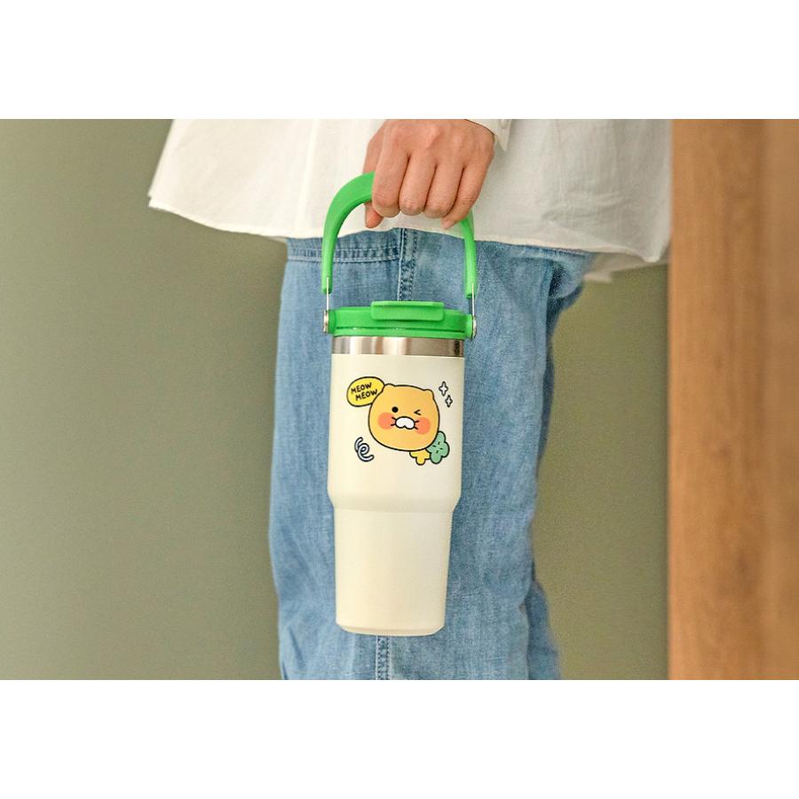 Kakao Friends - Choonsik Swing Handle Stainless Steel Tumbler
