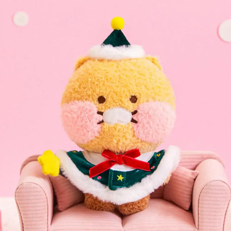Kakao Friends - Merry Christmas Cape & Hat Fossil Doll Costume - Kakao Friends - doll costume - Harumio