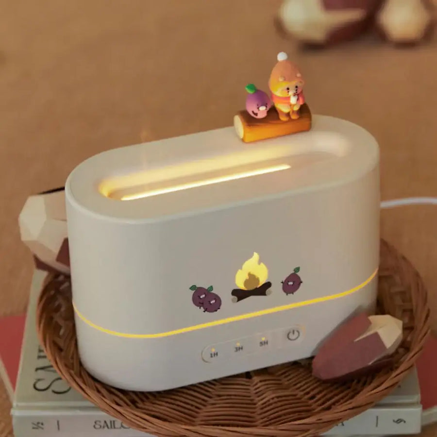 Kakao Friends - Choonsik Fireplace Lamp Humidifier - Kakao Friends - Humidifier - Harumio