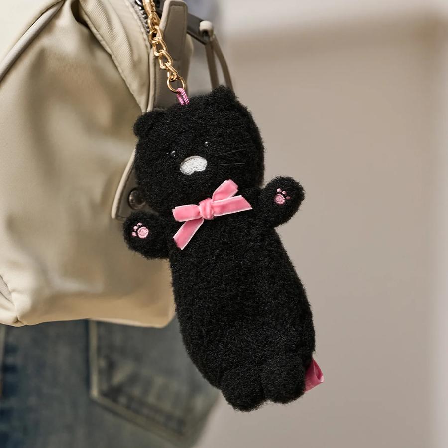 Kakao Friends - Black Choon Doll Lip Balm Case Keyring (Choonsik)